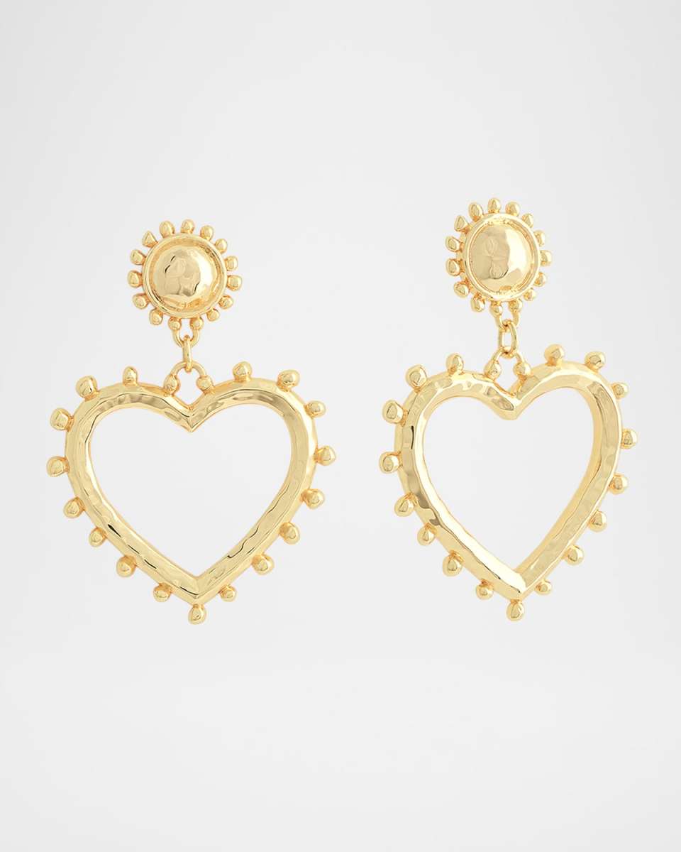 Heart Drop Earrings